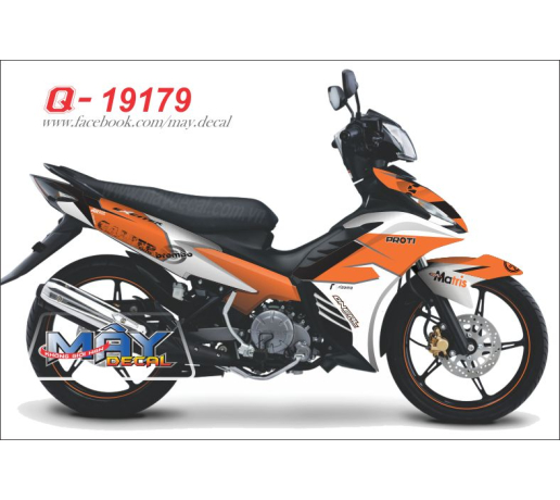 Q 19179 - Ex 2011 cam trang den black white orange galper brembo proti