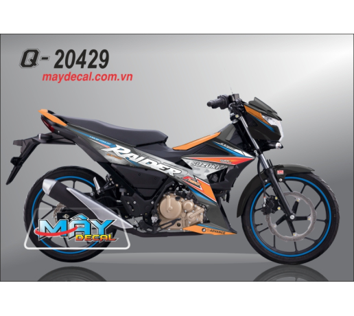 Q 20429 RAIDER Fi DEN BLACK CAM ORANGE XANH BLUE F150 
