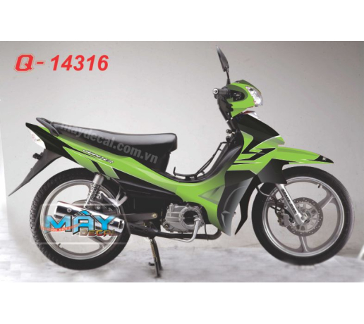 Q 14316 JU 2010 duong net line phoi mau xanh kawa green den black