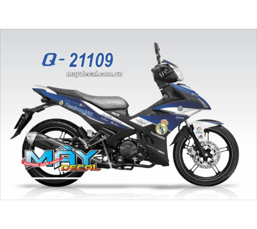 Q 21109 EX 150 REAL MADRID trang xanh gp den black white cham caro the thao sport bong da banh