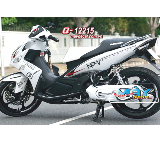 Q 12215 NO LX trang white den black do red nice moc cau don gian elegance  brembo