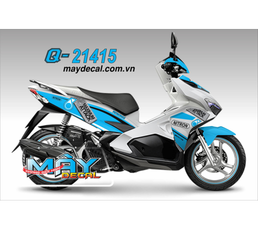 Q 21415 AB 2016 NITRON xanh petronas attack trang white den black maximum  