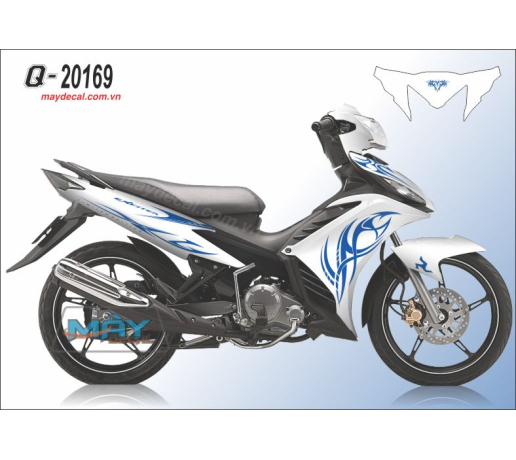 Q 20169 ex 2011 hoa van duong net line trang xanh gp tem roi