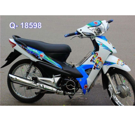 Q- 18598 WAVE A DORAEMON TRANG XANH