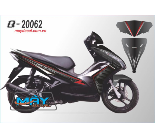 Q 20062 Air blade den do black red duong net line