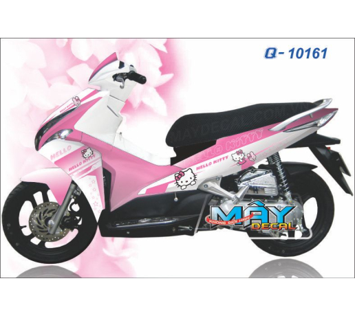 Q 10161 air blade 2011 kitty trang hong white pink hello kitty meo cat ngoi sao star