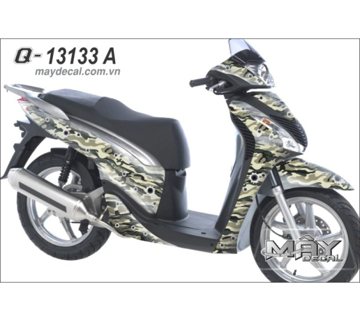 Q 13133 SH 2009 A ran ri den black vang yellow xanh green  ao linh army vet dan
