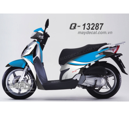 Q 13287 SH 2008 duong net phoi mau xanh duong blue trang white