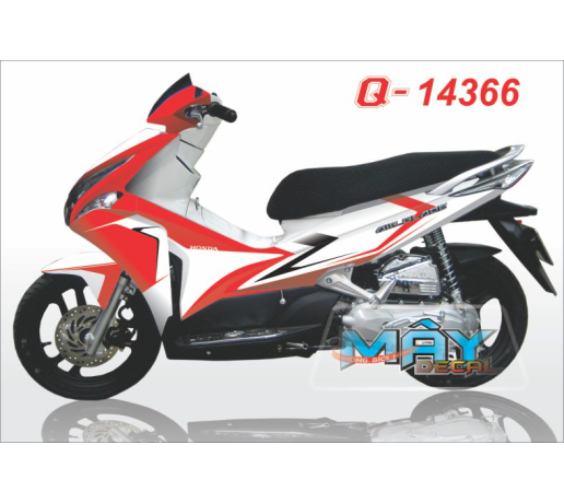 Q 14366 Air Blade 2011 duong net line do trang red black den white