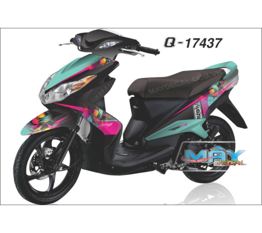 Q 17437 LUVIAS xanh ngoc hong blue pink nguoi hoat hinh cartoon duong ne tline