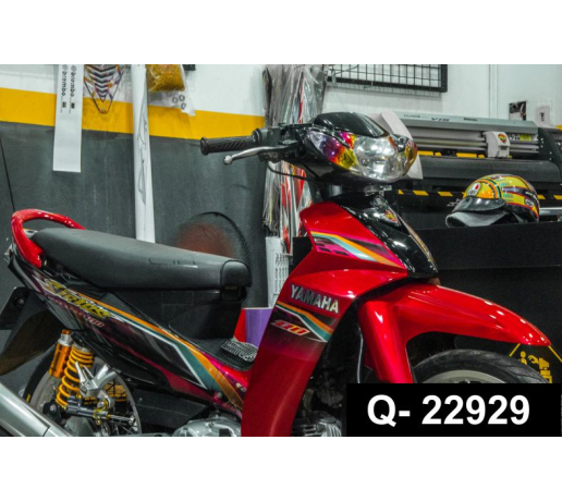 Q- 22929 SIRIUS 110 SOC CAM XANH DO DEN