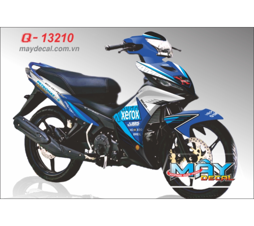 Q 13210 EX XEROX trang den black white xanh gp blue