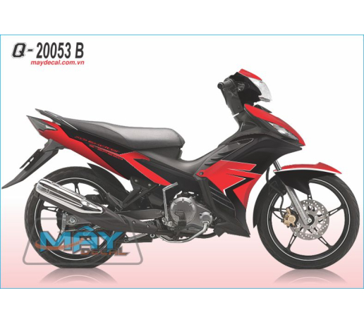 Q 20053 B Ex 2011 do den 5-speed logo red black duong net line