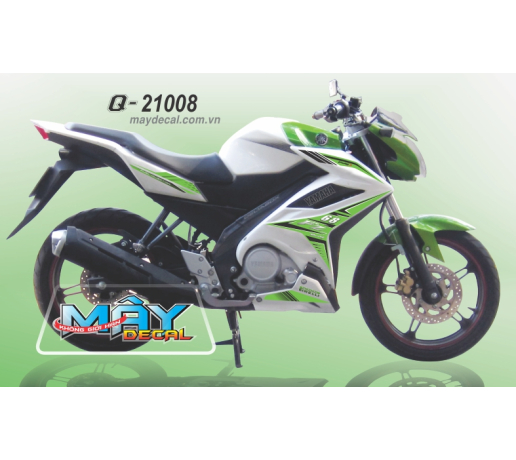 Q 21008 FZ 150 tem roi duong net line xanh kawa trang