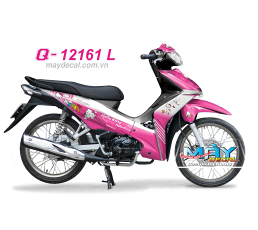Q 12161 L - WAVE S 110 Bung truoc lien  HELLO KITTY meo cat hoat hinh nhat ban japan cartoon xmash