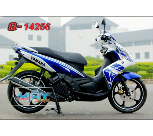 Q 14266 - NO SX 2014 xanh gp trang blue white soc duong net line tem roi