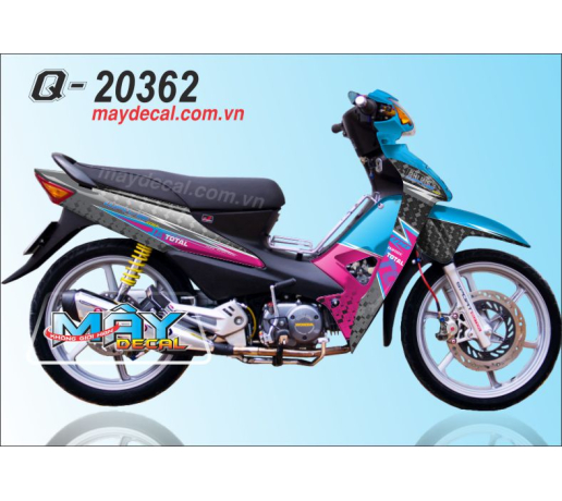 Q 20362 WAVE @ xam gray den black xanh gp blue hong pink total ohlins caro  cacbon 