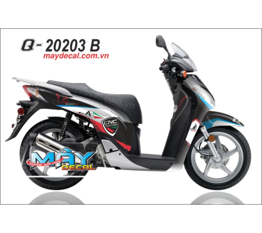 Q 20203 B SH 2009  cnc racing co y phuoc tokic logo dau trau trang white