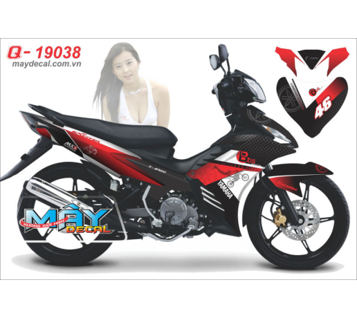 Q 19038 - Exciter BDS racing boy red do den black MX