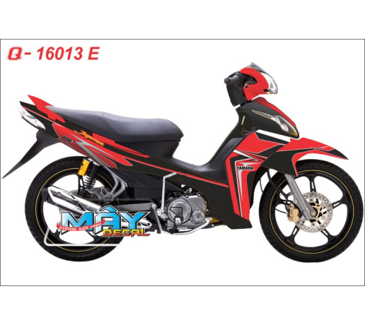 Q 16013 E JU 2011 do den red black line duong net yamaha airbrush