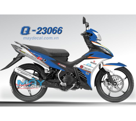 Q 23066 Ex 2011 trang white xanh gp blue den black do red 62 akrapovic delaron  xmen agv 4 stroke