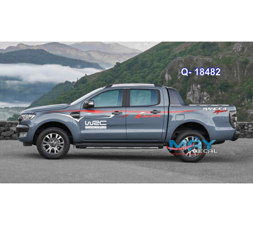 Q- 18482 RANGER CHI S RACING DO TRANG XE XANH DAM