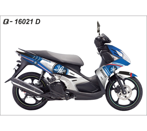 Q 16021 D NO 5 XANH GP TRANG WHITE BLUE YAMAHA 52 PIRELLI