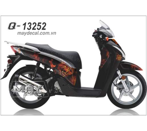 Q 13252 SH 2009 den black soi cop lua fire tiger wolf