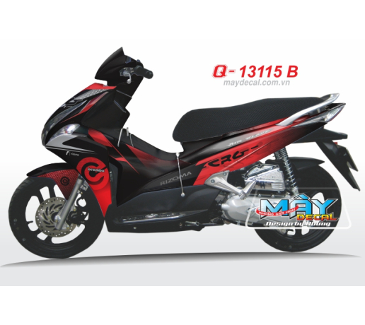Q 13115 B - AB 2011  CRG rizoma do black red sport the thao