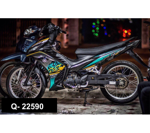 Q- 22590 EXCITER 2011 MX SOC XANH LUC BAO VANG DEN