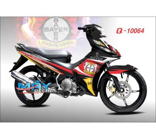 Q 10064 Exciter 2011 LEVERKUSEN su tu lion do den vang yellow black red the thao sport bong da banh 
