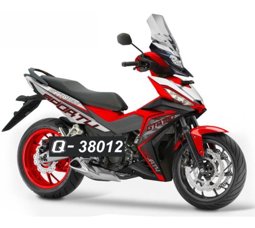 Q- 38012 WINNER GTR 150 SPORTY DO DEN