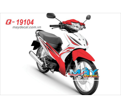 Q 19104 Wave S 110 do trang white red duong net line tem roi