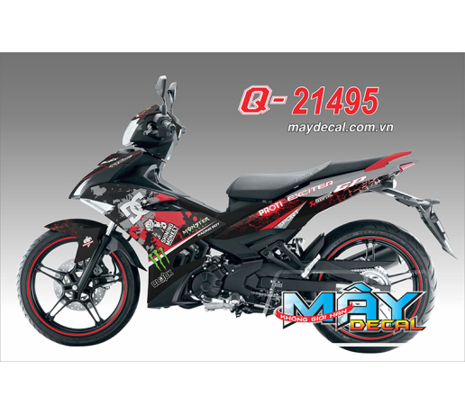 Q 21495 EX 150 ( SHINING MONKEY XMASK ) do den black red monster dg proti gp 