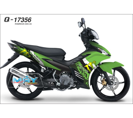 Q 17356 EXCITER 11 xanh kawa den black green monster dau vet mong tay quy cao