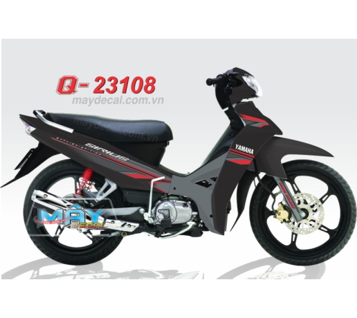 Q 23108 - Sirius den black do red trang white duong net line soc chi