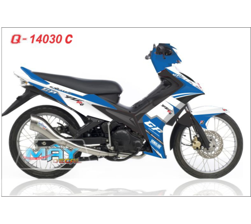 Q 14030 C_EX 2010 gp xanh trang blue white yze r6 yamablue