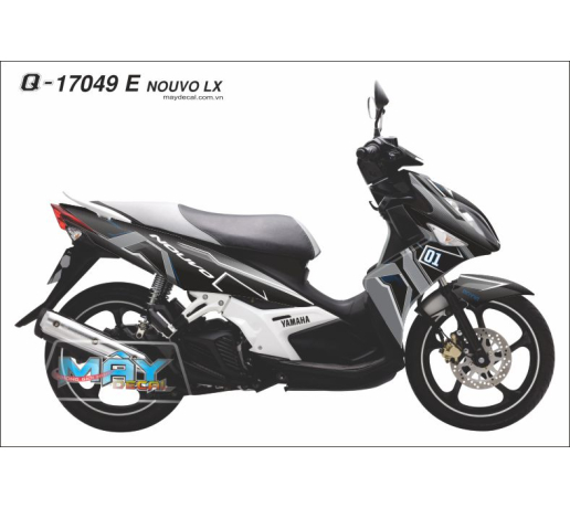 Q 17049 E NOUVO 4 den black duong net line sport gray grey xam
