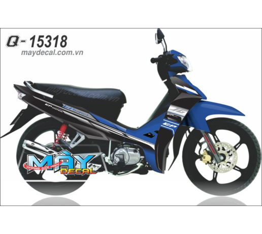 Q 15318 SIRIUS GP XANH DEN blue black tem roi duong net line 