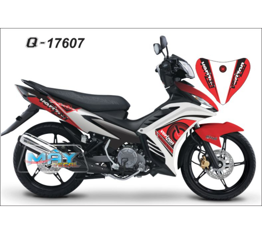 Q 17607 EXCITER 2011 VERZON den do red black logo tron