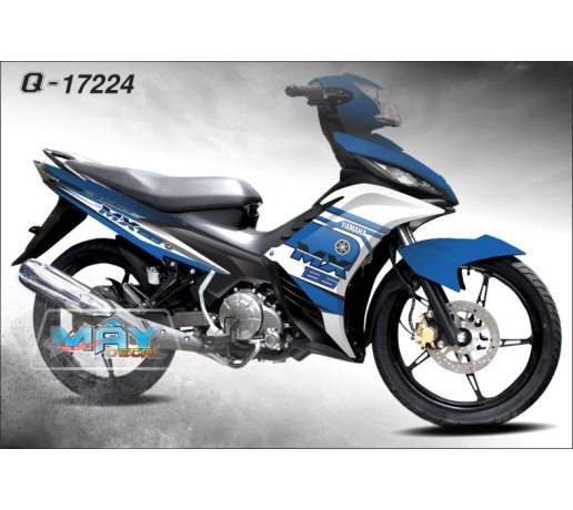 Q 17224 Exciter trang xanh gp blue white MX