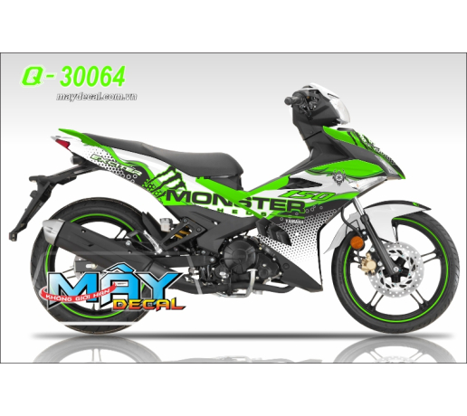 Q-30064 EX 150 MONSTER trang den xanh
