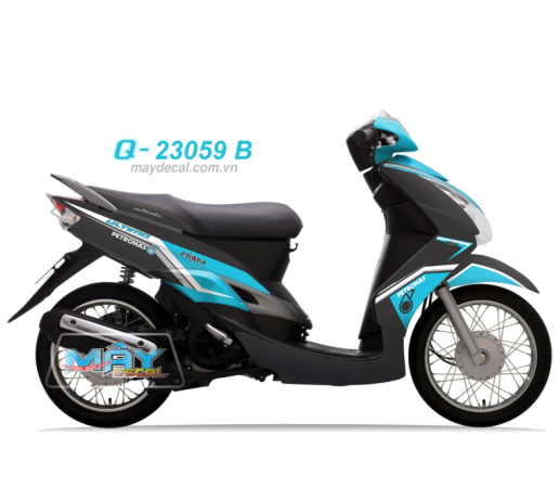Q 23059 B - Mio Ultimo Petronas xanh ngoc blue trang white xam gray do red den black primax dau