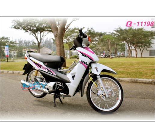 Q 11198 WAVE trang white pink hong tem roi duong net soc rr