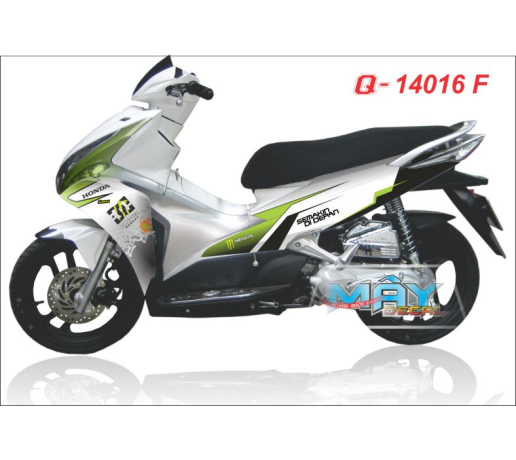 Q 14016 F air blade dg xanh z1000 trang white monster duong net line