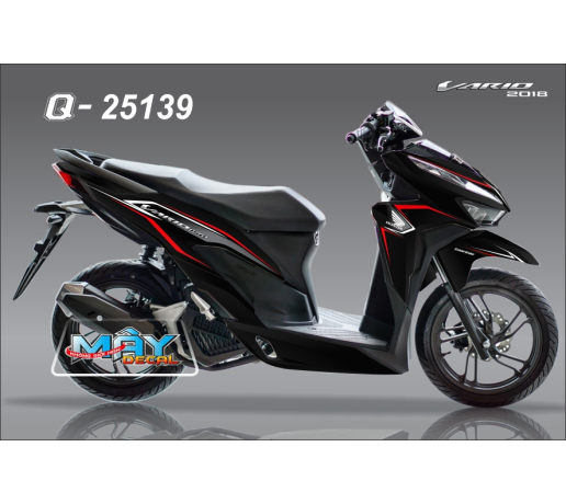 Q 25139 - VARIO 2018 den black do red chi  line net