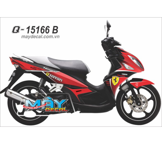 Q 15166 B NOUVO lx do den black red ferrari ngua horse brembo logo
