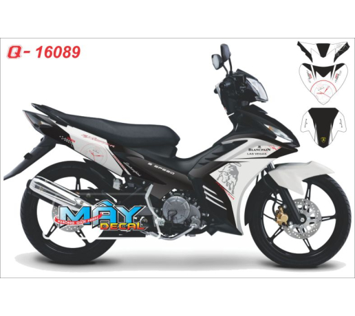 Q 16089 EXciter lamboghini bo dong ho trang den white black