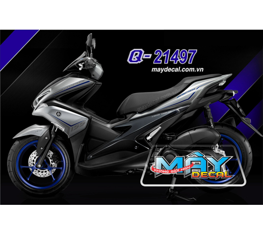 Q 21497 AEROX NEW 2018 NVX 155  soc line xam gray xanh bg blue abmc 