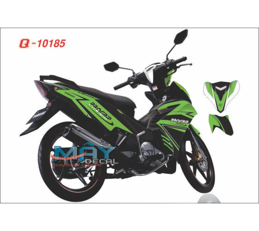 Q 10185 ex abmc progrip xanh kawa la green black den logo